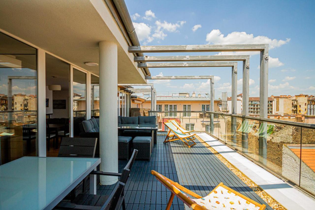 Luxury Apartment With Balcony In Downtown Budapest Eksteriør billede